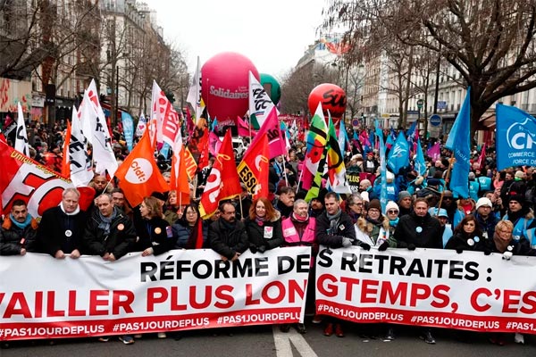 Rebelión obrera en Francia contra la reforma de las pensiones