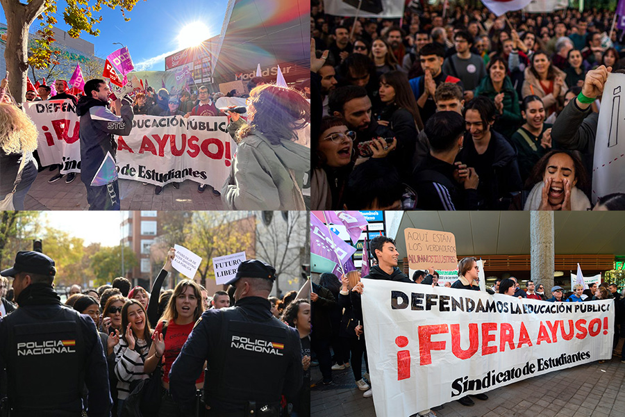 Para frenar a Ayuso, ¡hacia la Huelga General en las universidades públicas de la CAM!