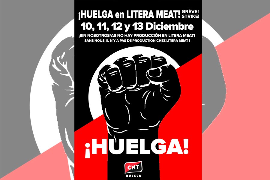 Huelga histórica en Litera Meat, el mayor macromatadero de Europa