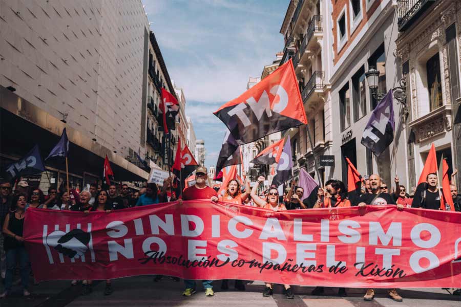 Hacer sindicalismo no es delito. Solidaridad con las 6 de La Suiza