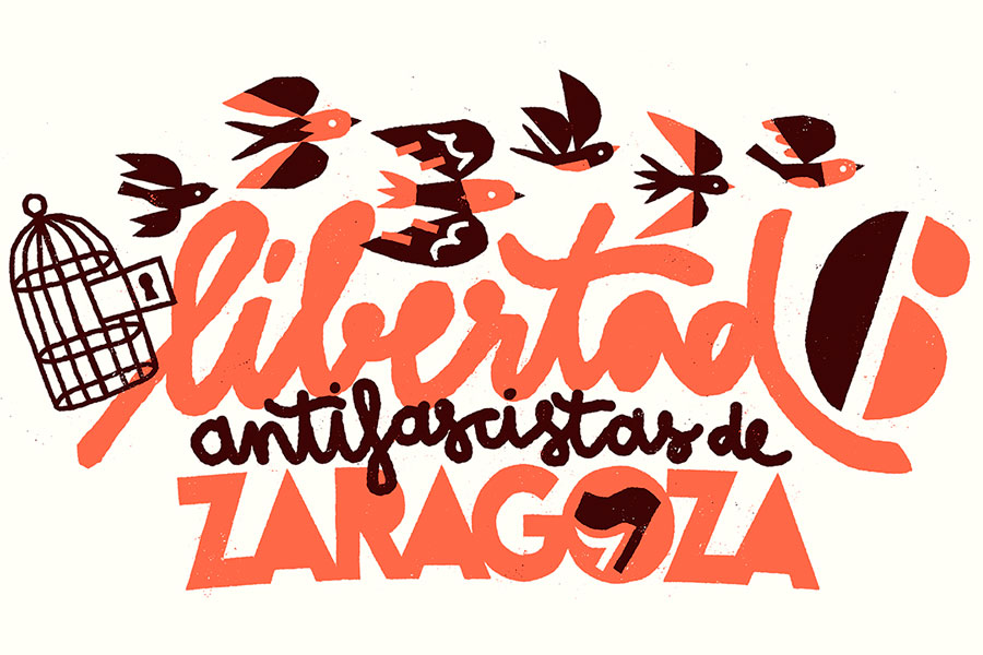 Campaña por el derecho a manifestación y las libertades democráticas: Libertad 6 de Zaragoza