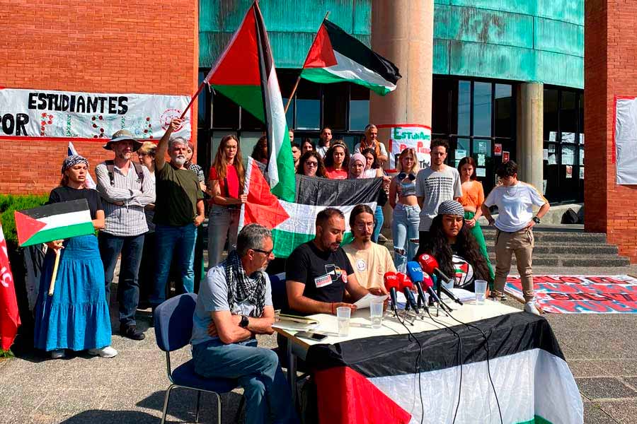 La Universidad de Málaga ocupada por los estudiantes. ¡Basta de complicidad con el genocidio en Palestina!