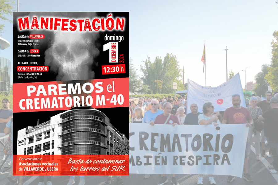 ¡No al crematorio de la M-40!