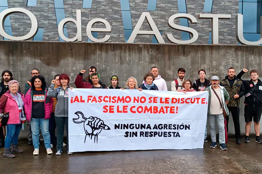 Multa y orden de alejamiento contra el fascista que amenazó a una compañera del Sindicato de Estudiantes y Libres y Combativas en Asturias