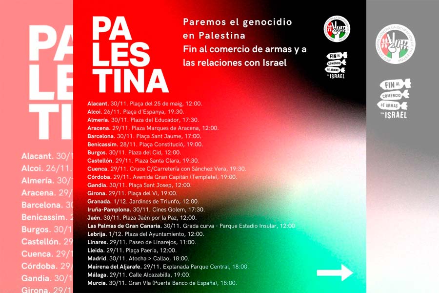 Paremos el genocidio en Gaza y la masacre en Líbano. ¡Todos a las manifestaciones convocadas por RESCOP!