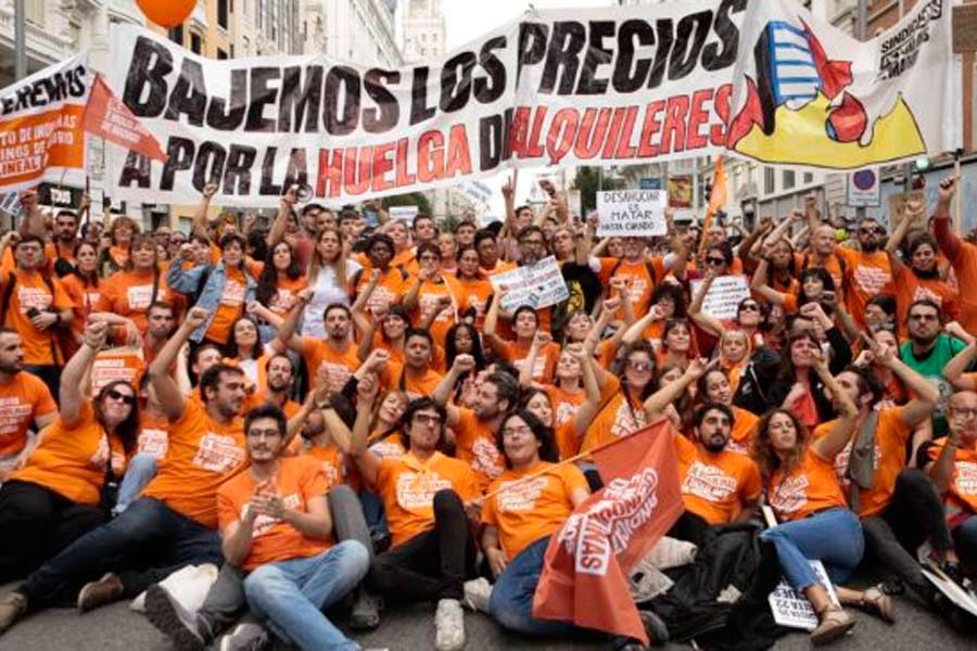 La solución de Pedro Sánchez: regalar más dinero a los caseros. ¡Construyamos con fuerza la huelga de alquileres!