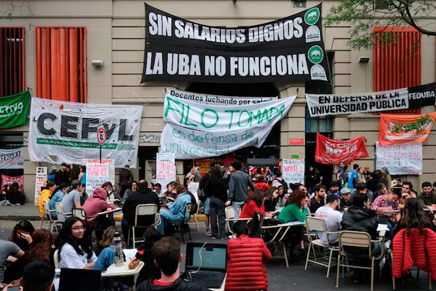 Las universidades públicas en pie de guerra contra Milei