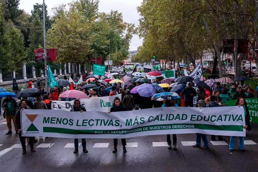 29 de Octubre: Una huelga docente histórica en la CAM. Ahora, ¡a por el 21 de noviembre!