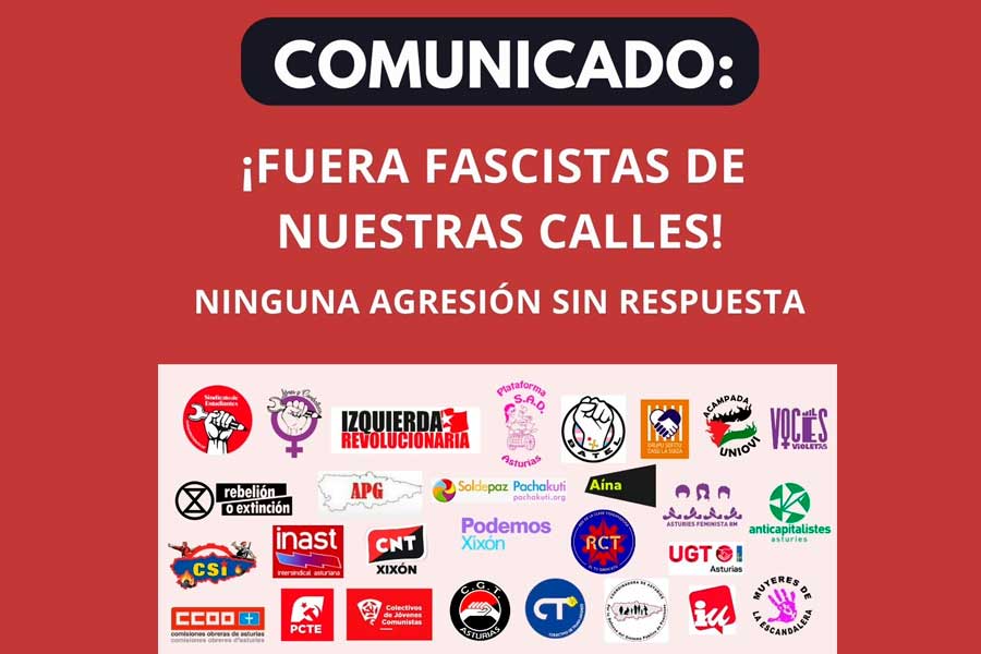 Comunicado: ¡Basta ya de agresiones fascistas! Ninguna agresión sin respuesta