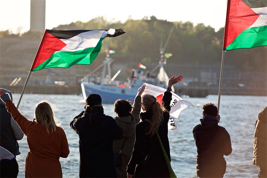 De Barcelona a Gaza. Todo nuestro apoyo a la Flotilla Global Sumud