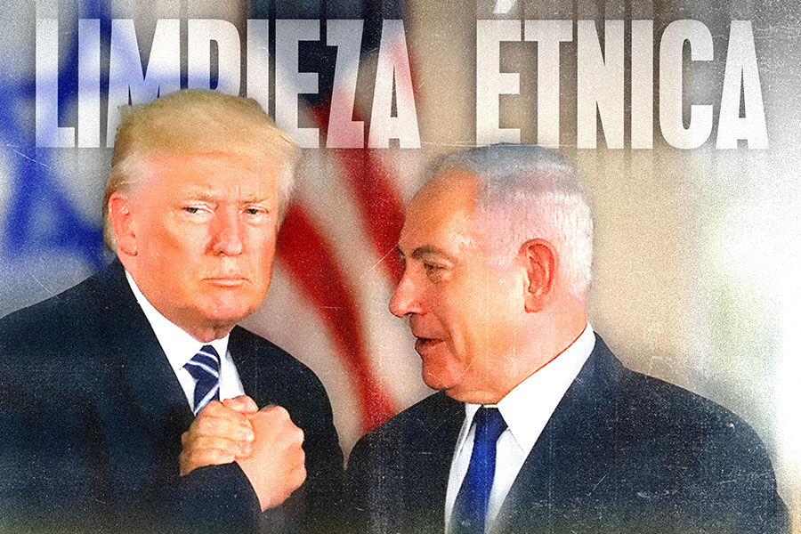 Genocidio sionista en Gaza. Trump copia a Hitler y propone la limpieza étnica total 