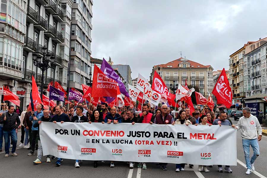 El metal de Cantabria en huelga total. ¡Esta lucha se va a ganar!