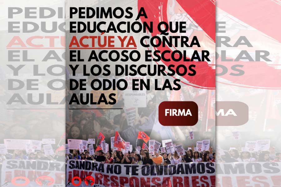 CARTA ABIERTA · El SE y Acción contra el odio exigimos medidas urgentes contra el bullying y los discursos de odio en las aulas al Ministerio de Educación