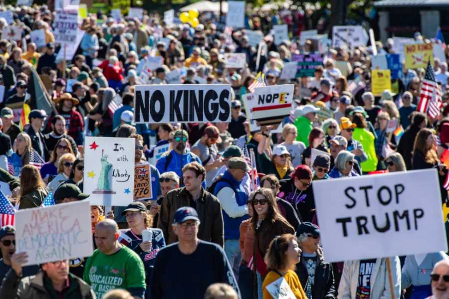 No Kings: más de 7 millones de personas desbordan las calles de EEUU contra Trump