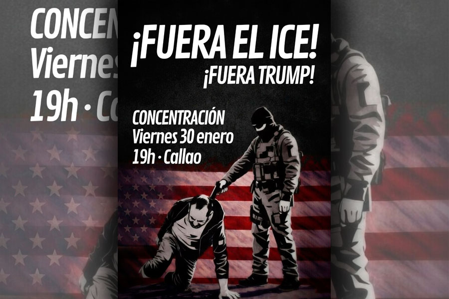 ¡Fuera el ICE, fuera la Gestapo! ¡Fuera Trump!