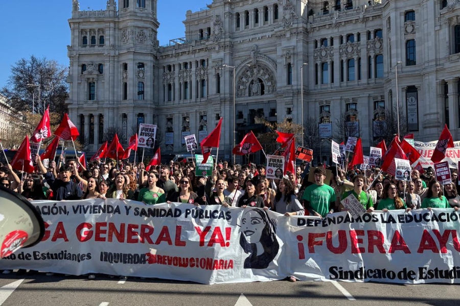 El Sindicato de Estudiantes defiende la huelga indefinida educativa en Madrid a inicios de curso. ¡Salvemos la enseñanza pública!