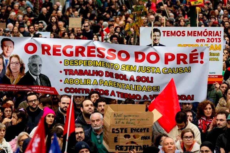 Portugal. ¡El 3 de junio a la huelga general contra el Gobierno de extrema derecha y sus políticas antiobreras!