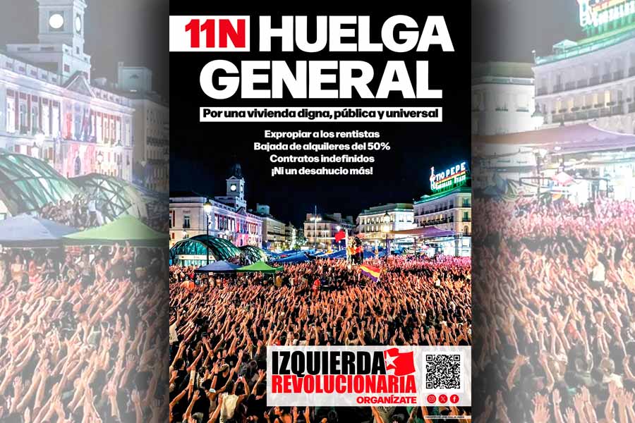 ¡11N HUELGA GENERAL!