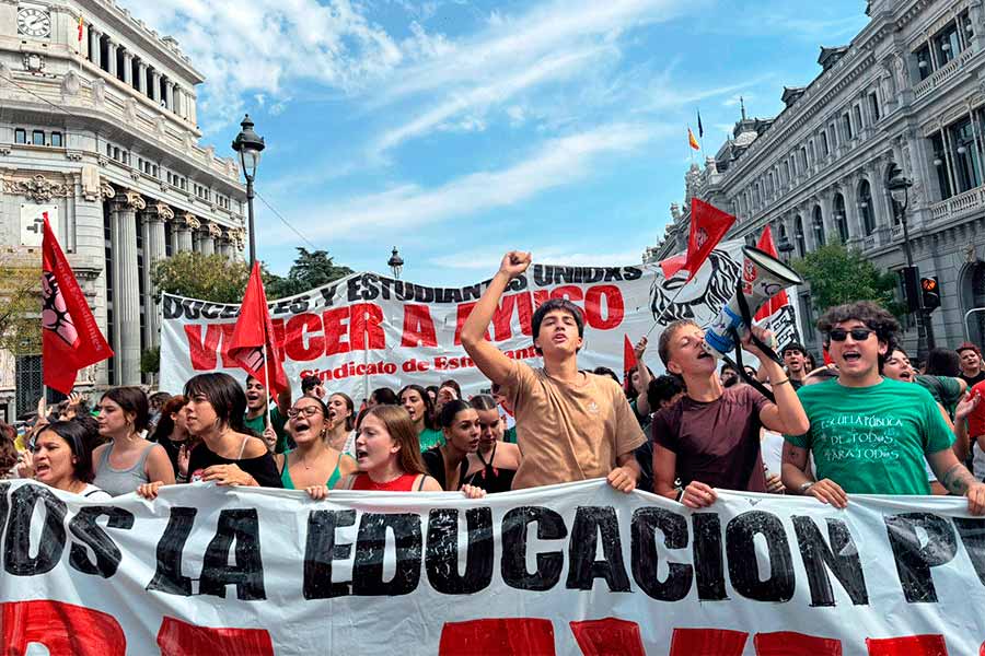 Huelga Educativa Indefinida en Madrid a partir del 14 de octubre. ¡Vamos a pararlo todo! ¡Levantemos una rebelión estudiantil!