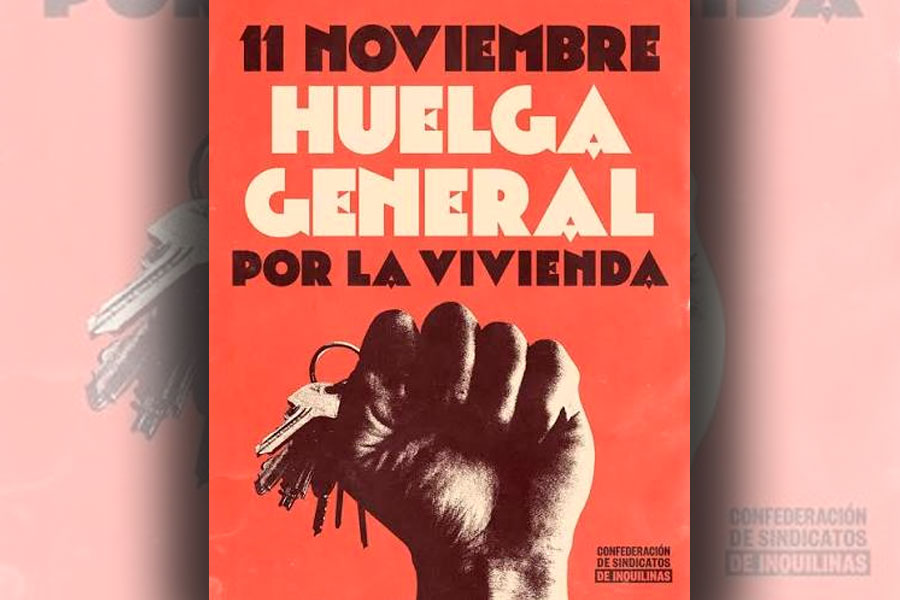 11 N Huelga general Por la vivienda