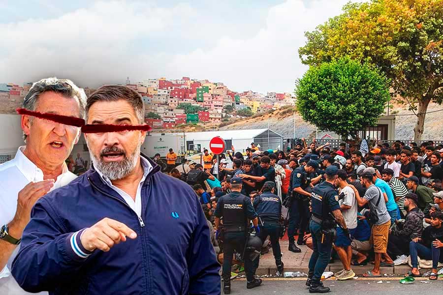 PP y Vox alientan la cacería racista en Ceuta. El Gobierno responde reforzando las leyes antiinmigración