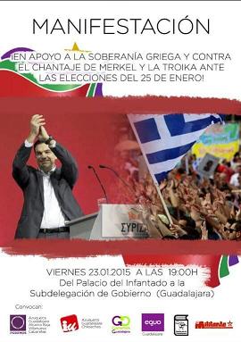 manifestacion grecia